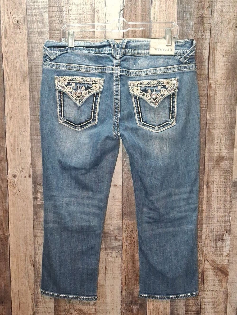 Vigoss Women's  Cropped Jeans Capris Size 11 12 11/12 The New York